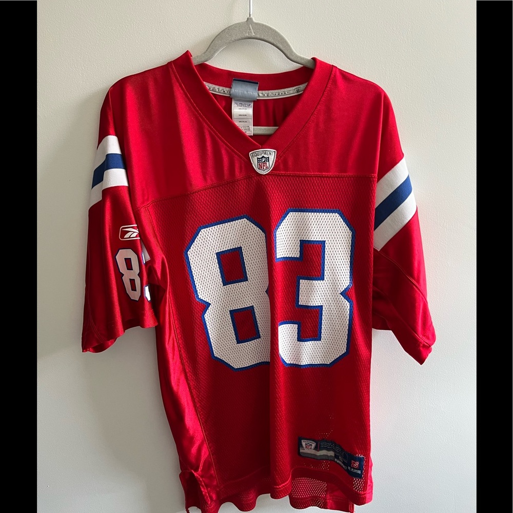 Reebok New England Patriots #83 Wes Welker Red Elite Jersey Nfl